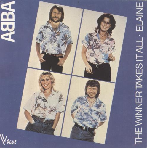 Abba The Winner Takes It All 7" vinyl single (7 inch record / 45) French ABB07TH48247