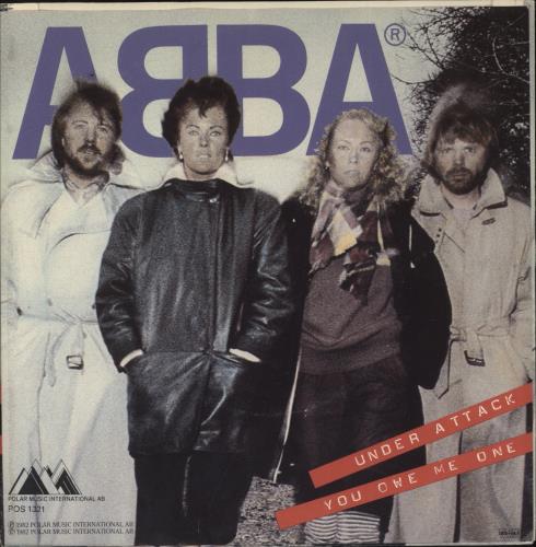 Abba Under Attack 7" vinyl single (7 inch record / 45) Swedish ABB07UN273616