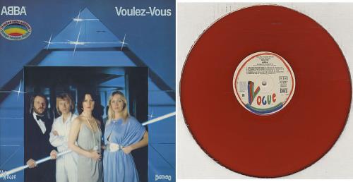 Abba Voulez Vous - Red Vinyl vinyl LP album (LP record) French ABBLPVO26570