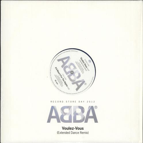 Abba Voulez-Vous (Extended Dance Remix) - Glittered Blue Vinyl 12" vinyl single (12 inch record / Maxi-single) UK ABB12VO707029