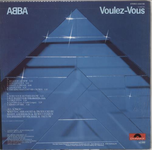 Abba Voulez-Vous - 2nd vinyl LP album (LP record) German ABBLPVO325297