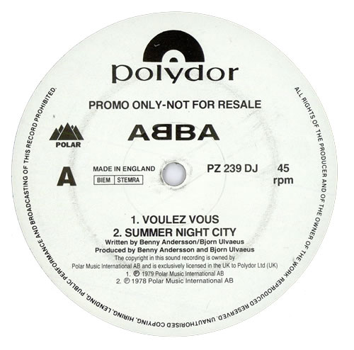 Abba Voulez-Vous 12" vinyl single (12 inch record / Maxi-single) UK ABB12VO10591