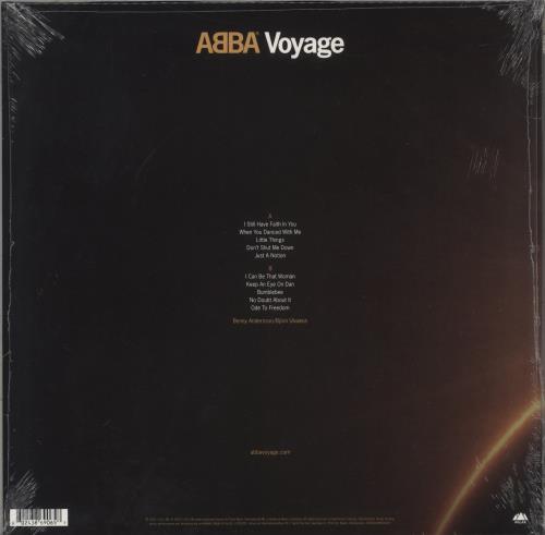 Abba Voyage - Orange Vinyl - Shrink vinyl LP album (LP record) UK ABBLPVO880759