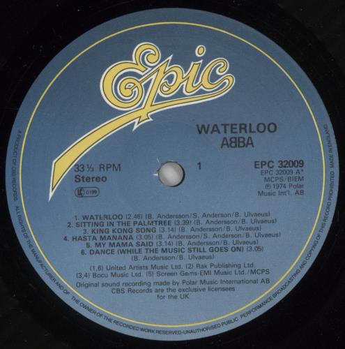 Abba Waterloo - 3rd vinyl LP album (LP record) UK ABBLPWA687868