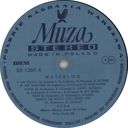 Abba Waterloo - VG vinyl LP album (LP record) Polish ABBLPWA658237