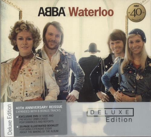 Abba Waterloo 40th Anniversary Deluxe Edition 2-disc CD/DVD set UK ABB2DWA652066