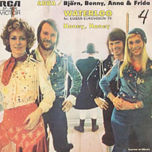 Abba Waterloo 7" vinyl single (7 inch record / 45) Mexican ABB07WA211627