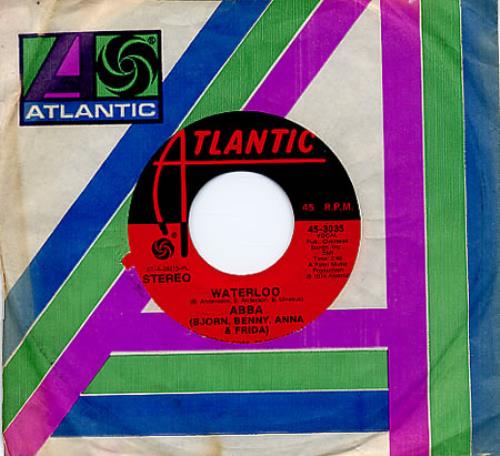 Abba Waterloo 7" vinyl single (7 inch record / 45) US ABB07WA346239