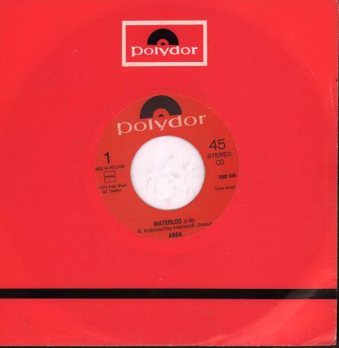 Abba Waterloo 7" vinyl single (7 inch record / 45) Dutch ABB07WA652694