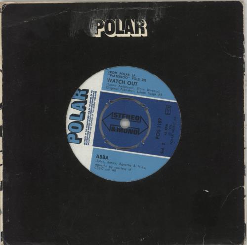 Abba Waterloo 7" vinyl single (7 inch record / 45) Swedish ABB07WA884269