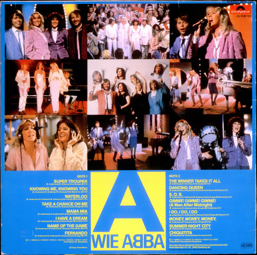 Abba Wie Abba vinyl LP album (LP record) German ABBLPWI47158