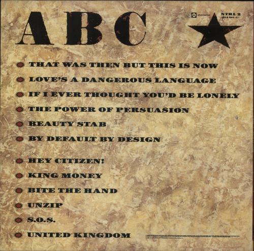 ABC Beauty Stab vinyl LP album (LP record) UK ABCLPBE393065
