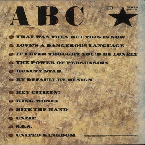 ABC Beauty Stab vinyl LP album (LP record) Irish ABCLPBE867127