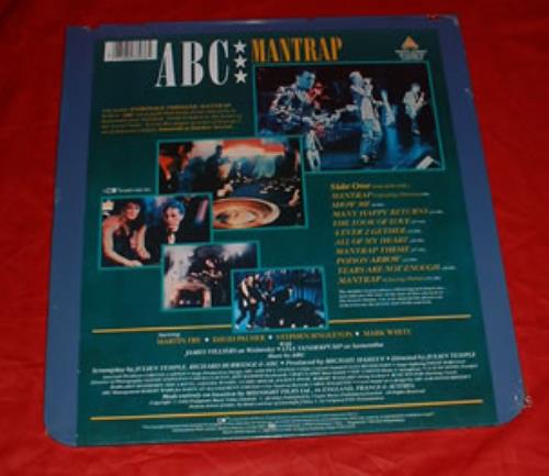 ABC Mantrap laserdisc / lazerdisc US ABCLZMA301992