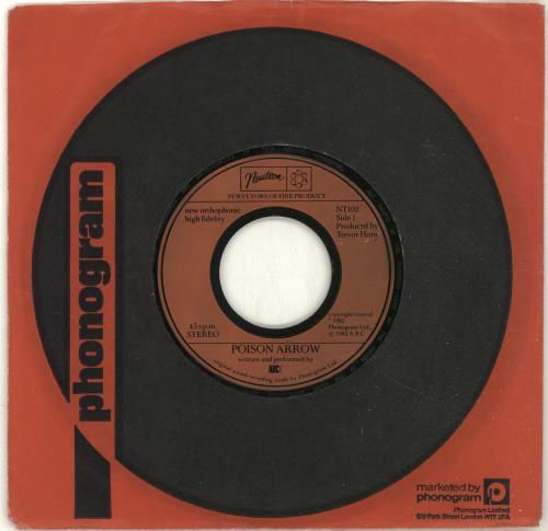 ABC Poison Arrow - Wide-centred 7" vinyl single (7 inch record / 45) UK ABC07PO699208