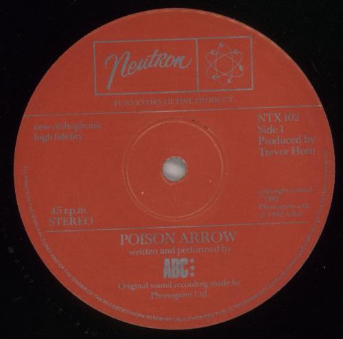 ABC Poison Arrow 12" vinyl single (12 inch record / Maxi-single) UK ABC12PO45503
