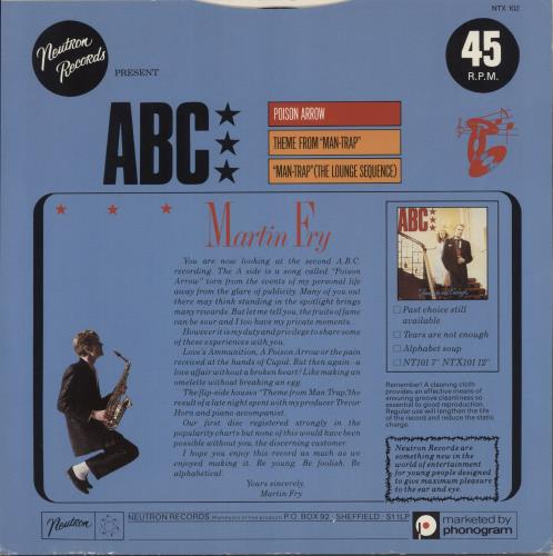 ABC Poison Arrow 12" vinyl single (12 inch record / Maxi-single) UK ABC12PO45503