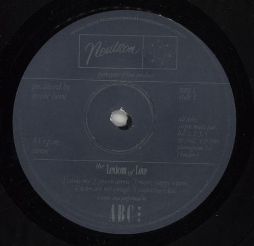 ABC The Lexicon Of Love + Hype Sticker + Shrink vinyl LP album (LP record) UK ABCLPTH743131