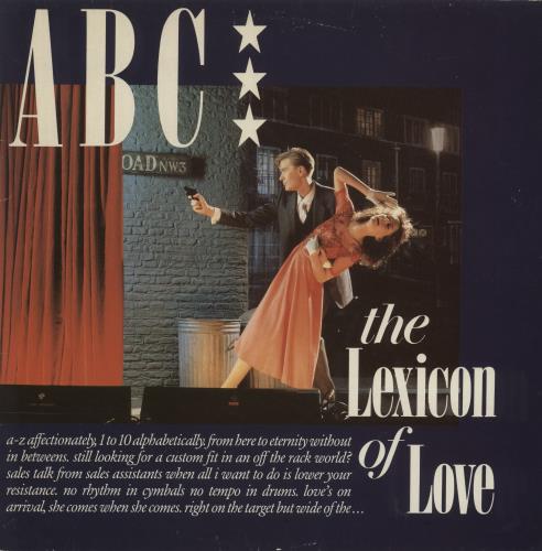 ABC The Lexicon Of Love - VG Sleeve with sticker vinyl LP album (LP record) UK ABCLPTH863674
