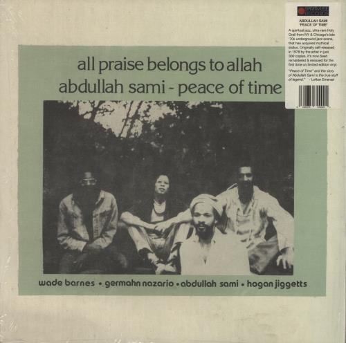 Abdullah Sami Peace Of Time vinyl LP album (LP record) UK -CJLPPE888313
