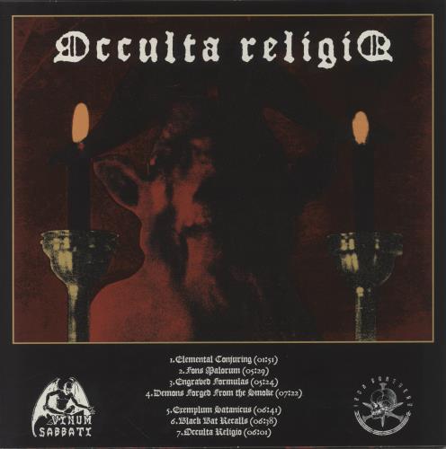 Abhor Occulta Religio vinyl LP album (LP record) German 8B9LPOC862892