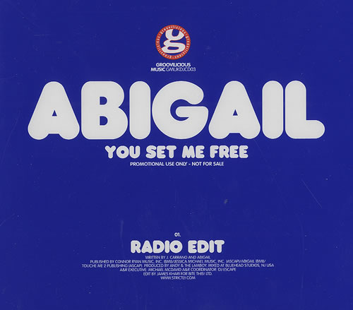 Abigail You Set Me Free CD single (CD5 / 5") UK ABGC5YO495461