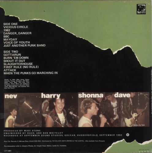 Abrasive Wheels When The Punks Go Marching In vinyl LP album (LP record) UK H11LPWH634172