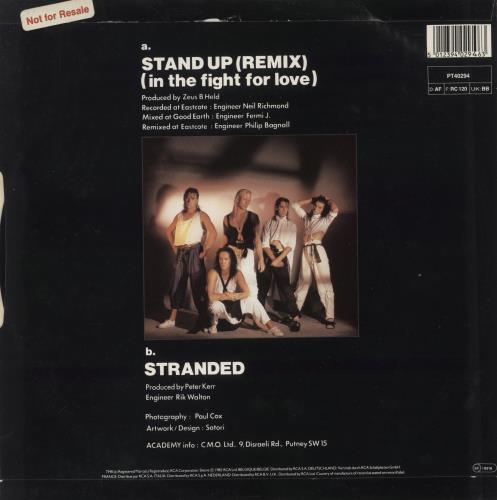 Academy Stand Up! 12" vinyl single (12 inch record / Maxi-single) UK AB-12ST875705