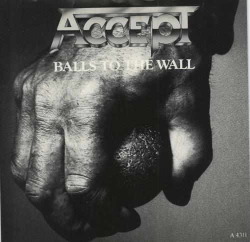 Accept Balls To The Wall 7" vinyl single (7 inch record / 45) UK ACC07BA788473