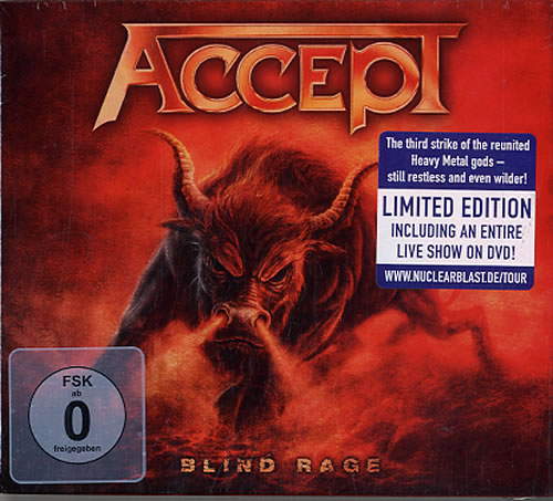 Accept Blind Rage - Sealed 2-disc CD/DVD set UK ACC2DBL612778
