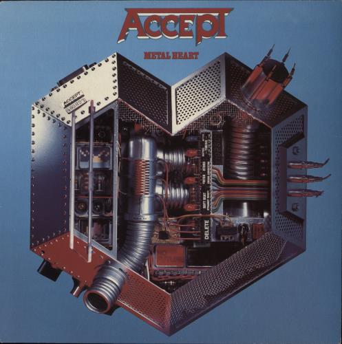 Accept Metal Heart vinyl LP album (LP record) UK ACCLPME554229