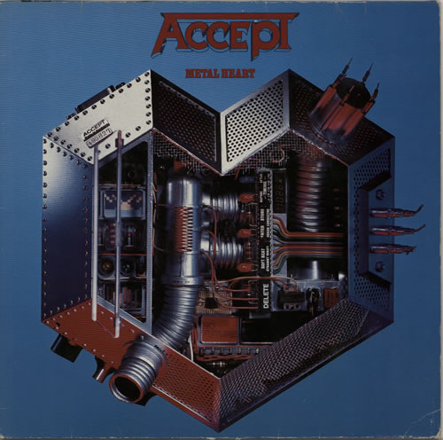 Accept Metal Heart vinyl LP album (LP record) German ACCLPME619467