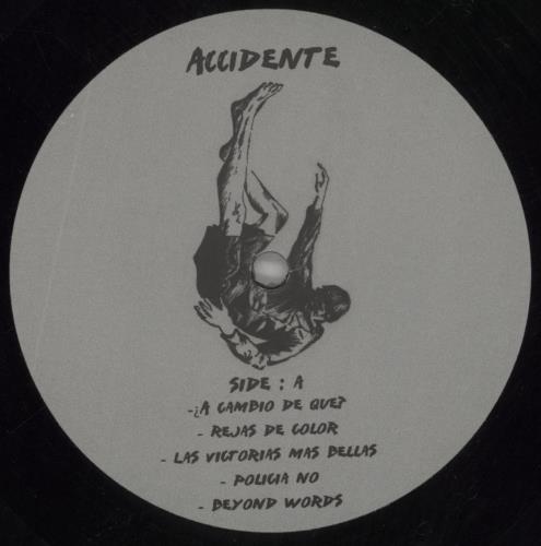 Accidente Amistad Y Rebeli�n 12" vinyl single (12 inch record / Maxi-single) UK 8CI12AM858693