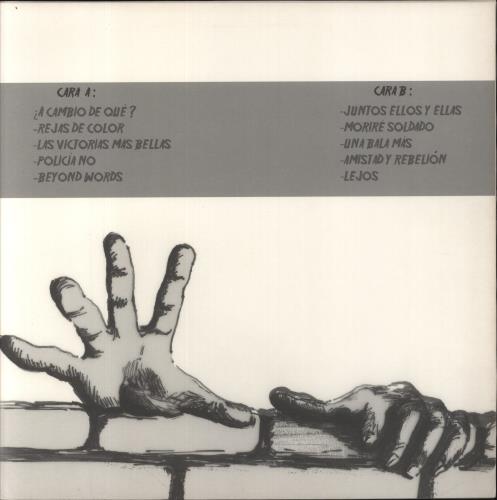 Accidente Amistad Y Rebeli�n 12" vinyl single (12 inch record / Maxi-single) UK 8CI12AM858693