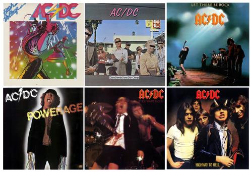 AC/DC 1976-1988 Studio Albums vinyl LP album (LP record) UK ACDLPST592863