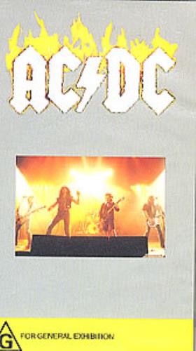 AC/DC AC/DC video (VHS or PAL or NTSC) Australian ACDVIAC293886