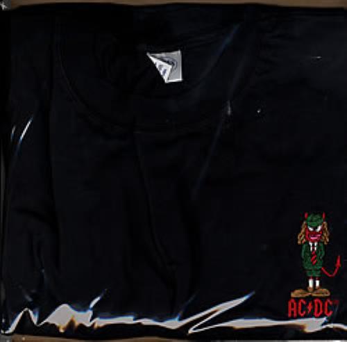 AC/DC Angus Embroidered Heavyweight T-Shirt t-shirt UK ACDTSAN282018