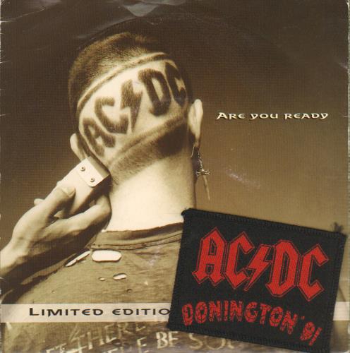AC/DC Are You Ready - EX 7" vinyl single (7 inch record / 45) UK ACD07AR647890