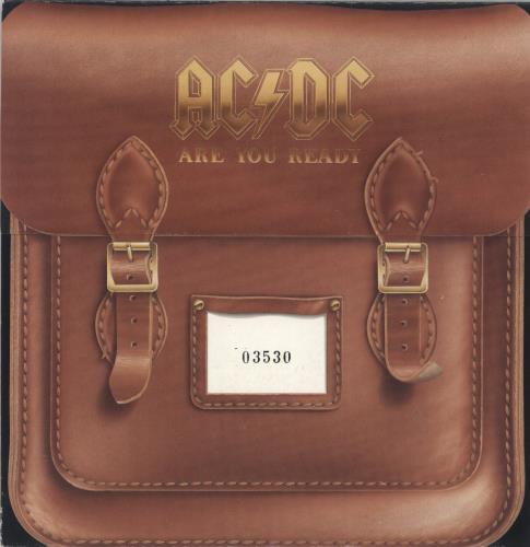 AC/DC Are You Ready - Satchel Sleeve 7" vinyl single (7 inch record / 45) UK ACD07AR00803