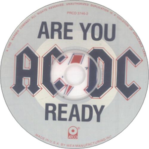 AC/DC Are You Ready US Promo CD single (CD5 / 5") (424995)