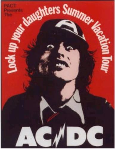 AC/DC Australian Tour Poster poster Australian ACDPOAU355903