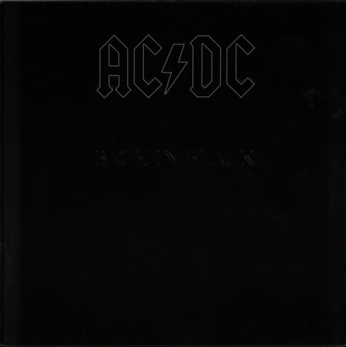 AC/DC Back In Black - 180gram vinyl LP album (LP record) US ACDLPBA459676