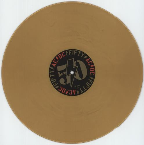 AC/DC Back In Black - Gold Vinyl vinyl LP album (LP record) UK ACDLPBA871692