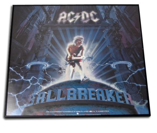 AC/DC Ballbreaker - Autographed US Promo memorabilia (383271) SIGNED LITHO