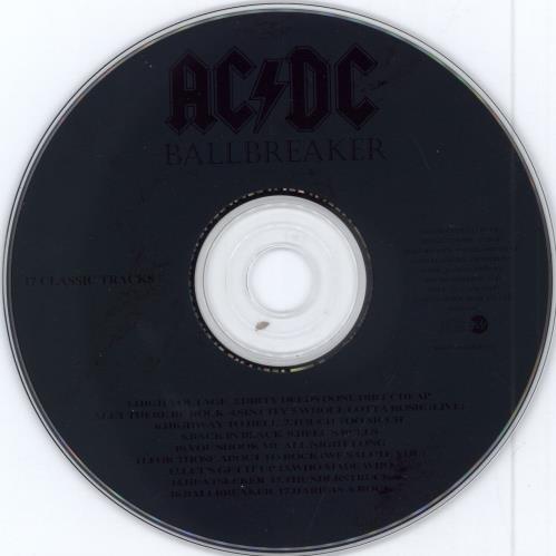 AC/DC Ballbreakers CD album (CDLP) UK ACDCDBA53677