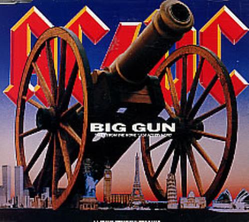 AC/DC Big Gun German CD single (CD5 / 5