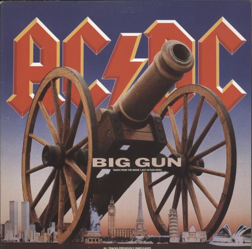 AC/DC Big Gun 12" vinyl single (12 inch record / Maxi-single) UK ACD12BI19924