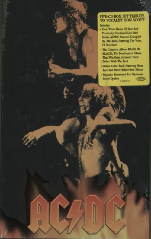 AC/DC Bonfire 5-CD album set Dutch ACD5CBO586720