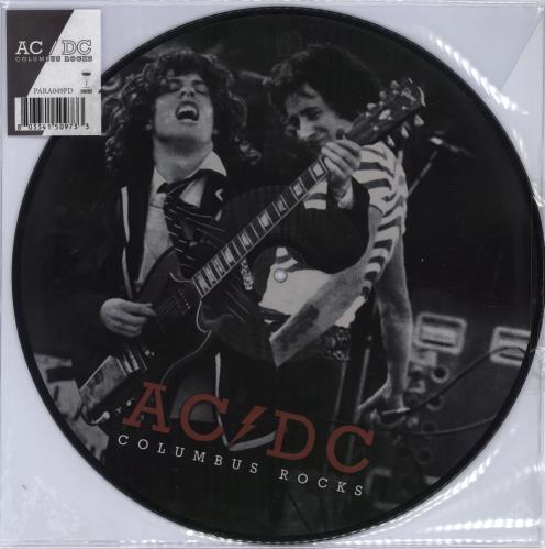 AC/DC Columbus Rocks picture disc LP (vinyl picture disc album) French ACDPDCO776942