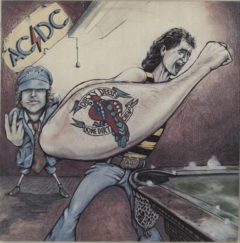 AC/DC Dirty Deeds Done Cheap vinyl LP album (LP record) Australian ACDLPDI679649